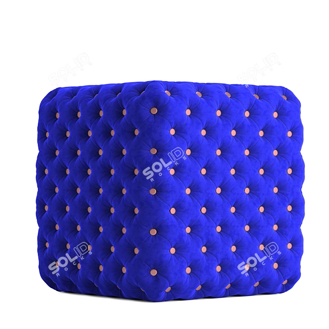 Cozy and Stylish Pouf 3D model image 2