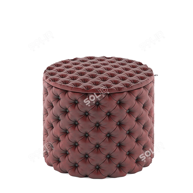 Cozy and Stylish Pouf 3D model image 3