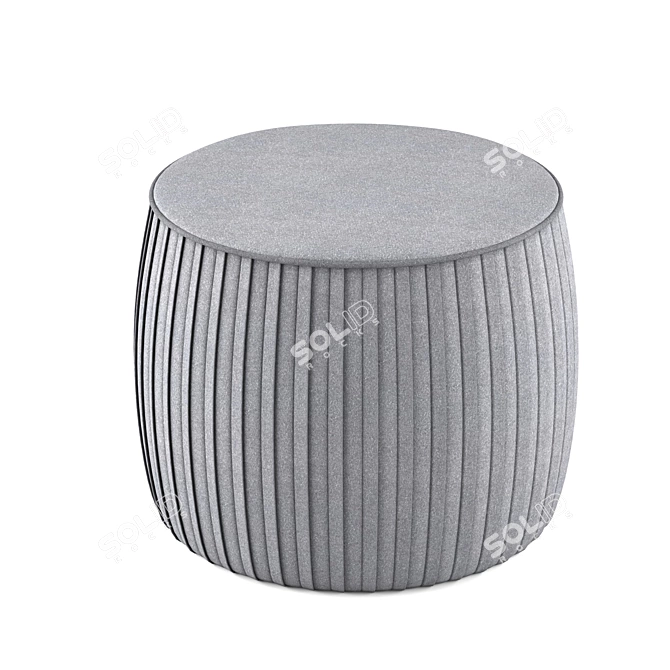 Cozy and Stylish Pouf 3D model image 4