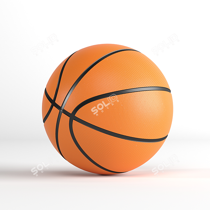 Multi-Sport Ball Set: Volleyball, Basketball & Soccer 3D model image 4