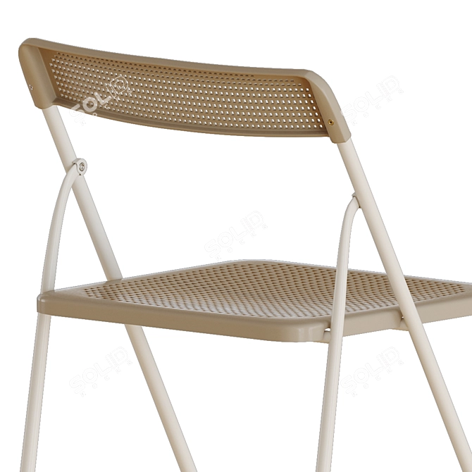 Modern Outdoor Chair and Table Set 3D model image 4