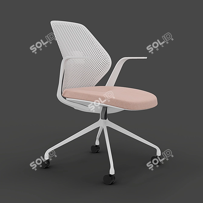 ITOKI QuA - Stylish and Compact Chair 3D model image 7