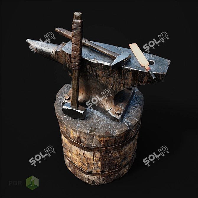 Forged Ironworks Set 3D model image 2