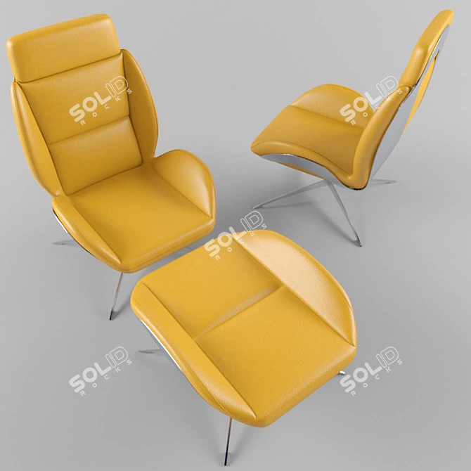 Luxury Mercedes-Benz Chairs Collection 3D model image 3