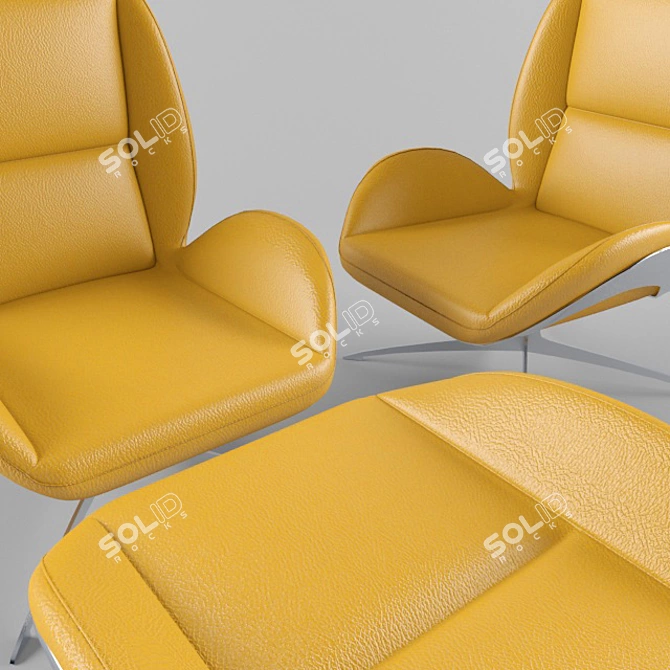 Luxury Mercedes-Benz Chairs Collection 3D model image 4