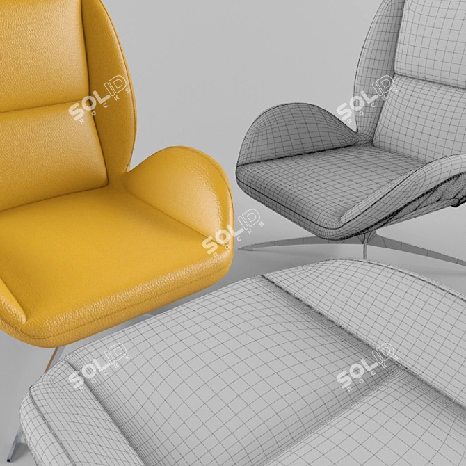 Luxury Mercedes-Benz Chairs Collection 3D model image 5