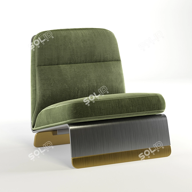 Greta Modern Chair by Baxter 3D model image 1