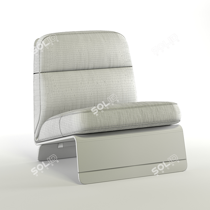 Greta Modern Chair by Baxter 3D model image 3
