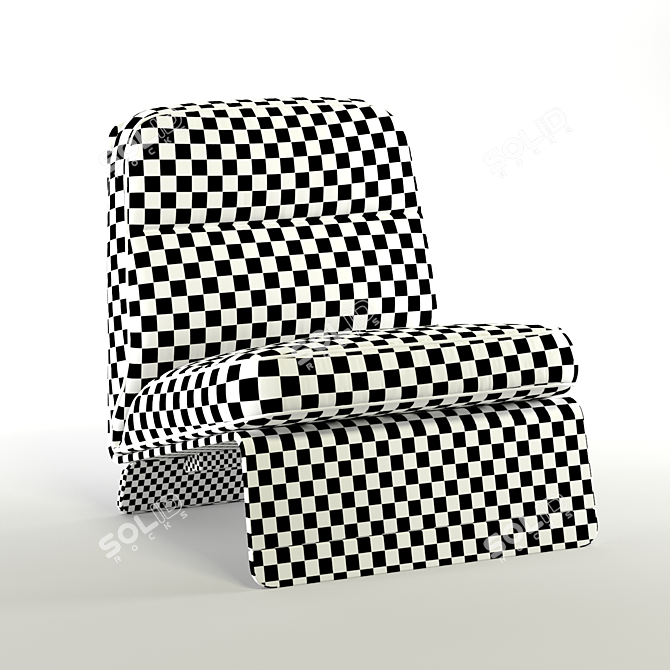 Greta Modern Chair by Baxter 3D model image 4