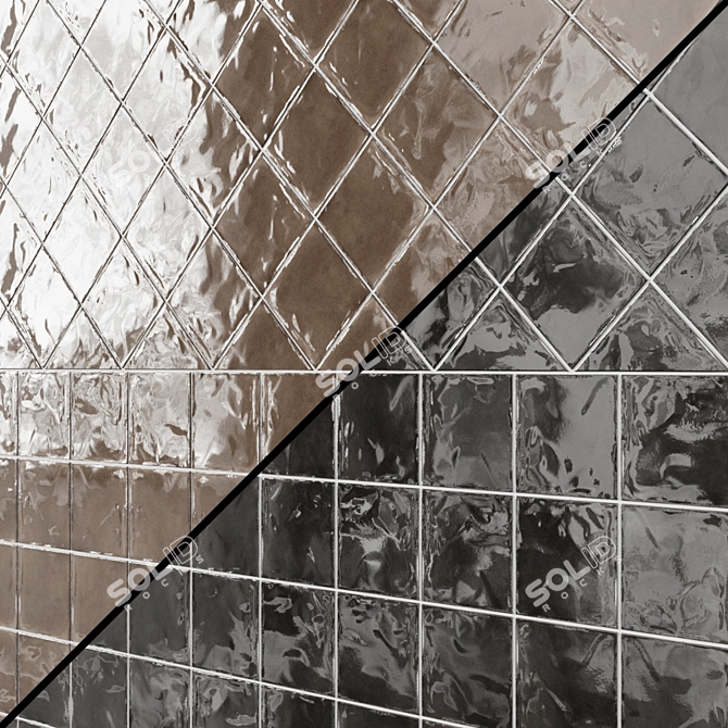 EQUIPE SPLENDOURS Ceramic Wall Tiles (15x15 cm) 3D model image 1