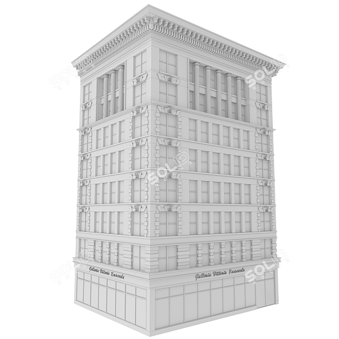 Miniature Building Model - 28mm Scale 3D model image 4