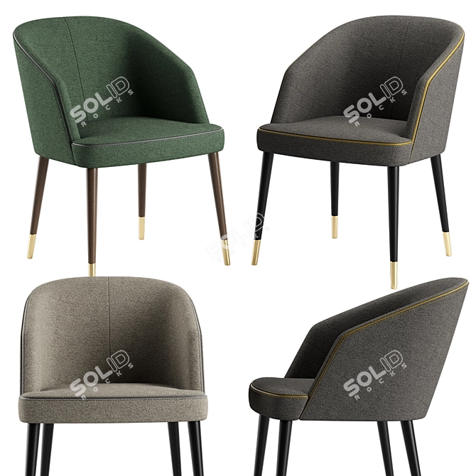 Pace: Stylish and Compact Chair 3D model image 1