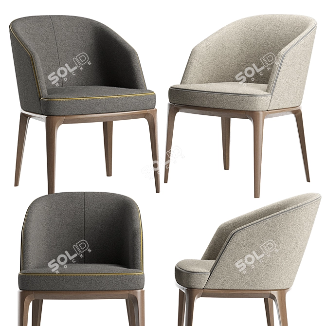 Pace M Ergo Chair 3D model image 1