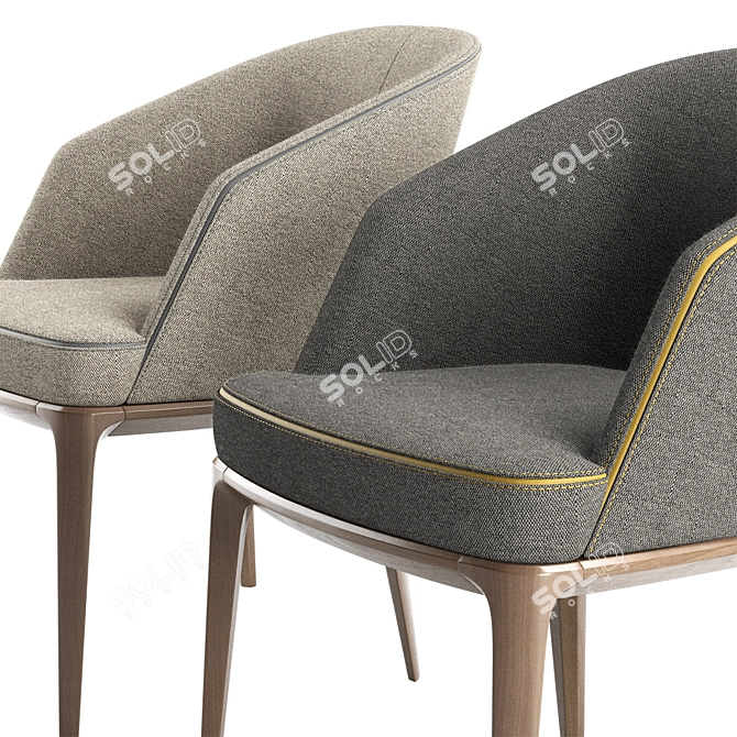 Pace M Ergo Chair 3D model image 4