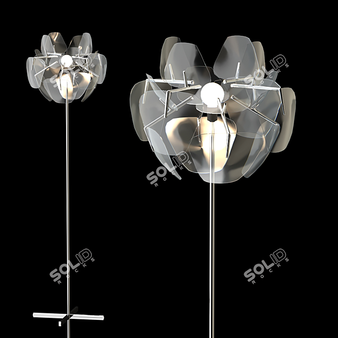 Elegant Illumination: Luceplan Hope Floor 3D model image 1