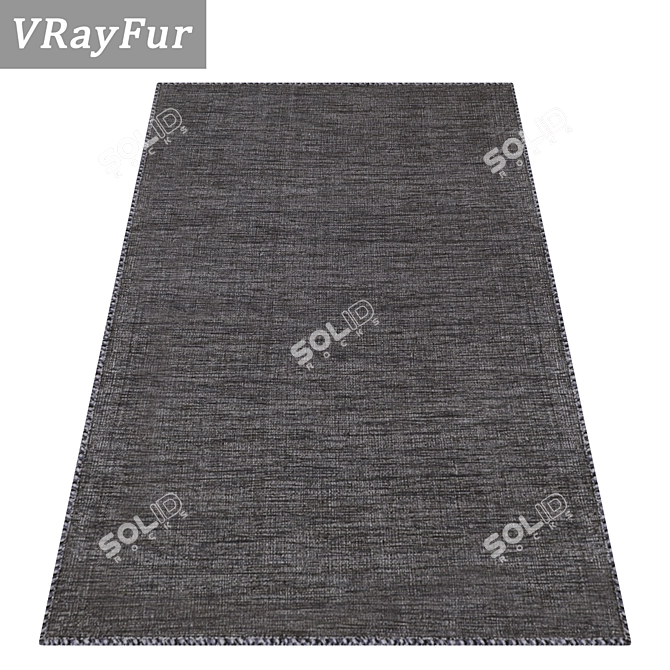 Luxury Carpet Set with High-Quality Textures 3D model image 2