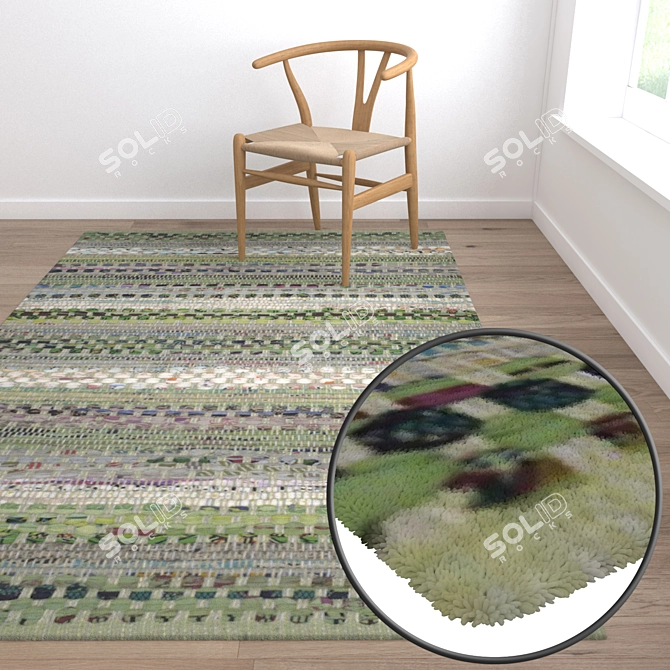 Luxury 3D Carpets Bundle 3D model image 5