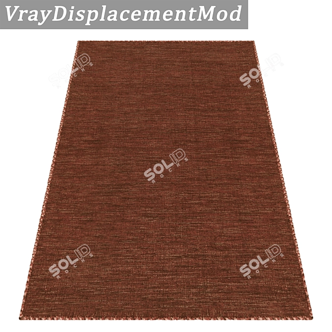 Luxury Textured Carpet Set 3D model image 3