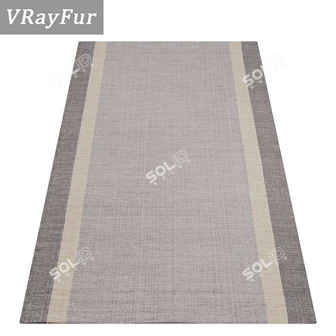 Luxury Carpet Set: High-Quality Textures 3D model image 2