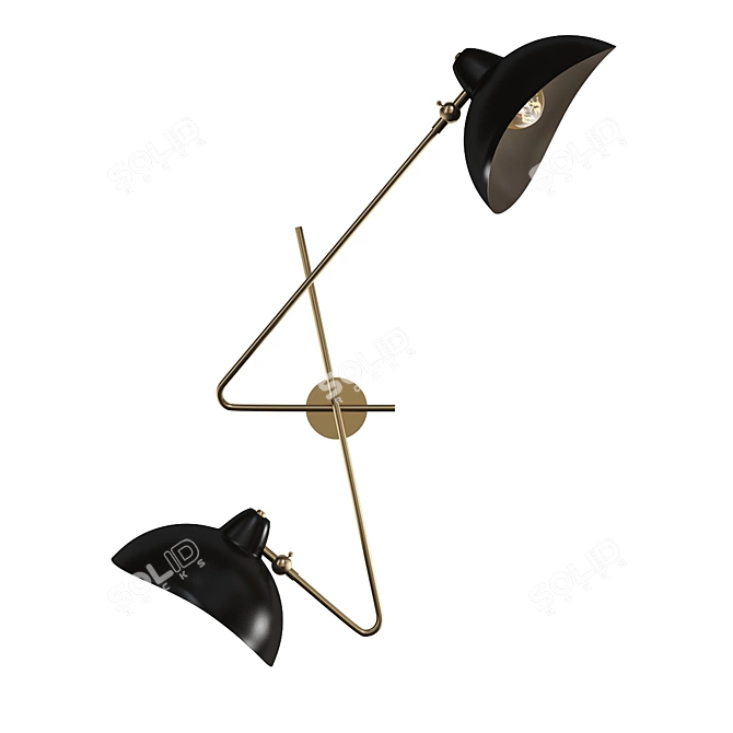 Contemporary Design York Lamp 3D model image 1