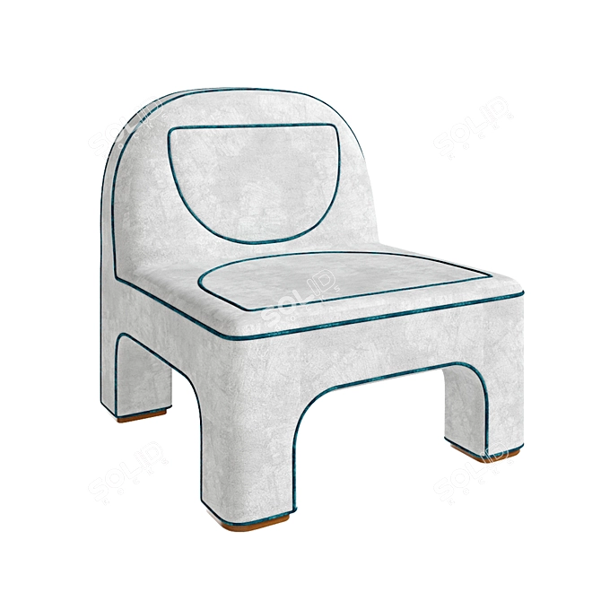 Modern Memphis-inspired Molpi Collection 3D model image 3