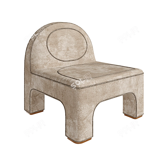 Modern Memphis-inspired Molpi Collection 3D model image 4