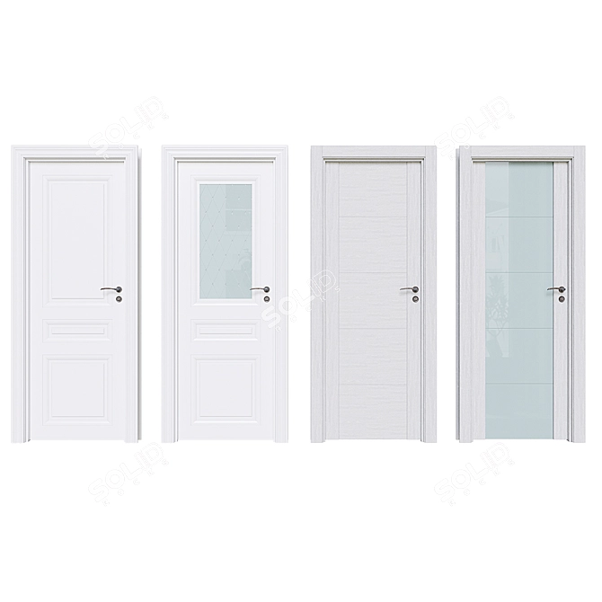 Lerua Merlen Interior Doors 3D model image 2