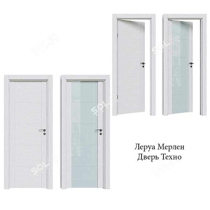 Lerua Merlen Interior Doors 3D model image 4