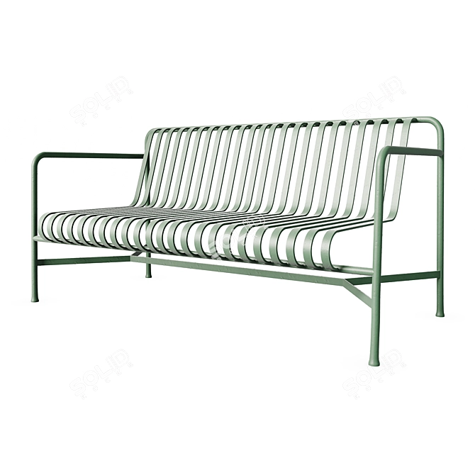 Contemporary Lounge Sofa for Ultimate Comfort 3D model image 1