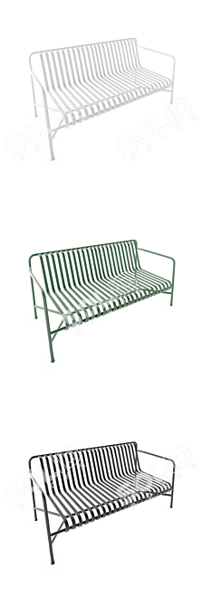 Contemporary Lounge Sofa for Ultimate Comfort 3D model image 2