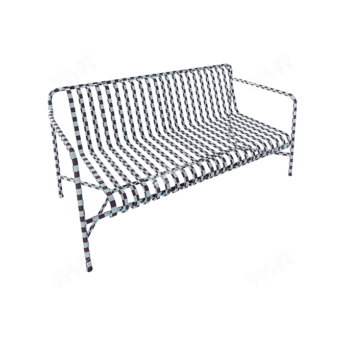 Contemporary Lounge Sofa for Ultimate Comfort 3D model image 3