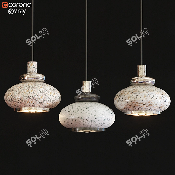 Modern Lamp Design 3D model image 1