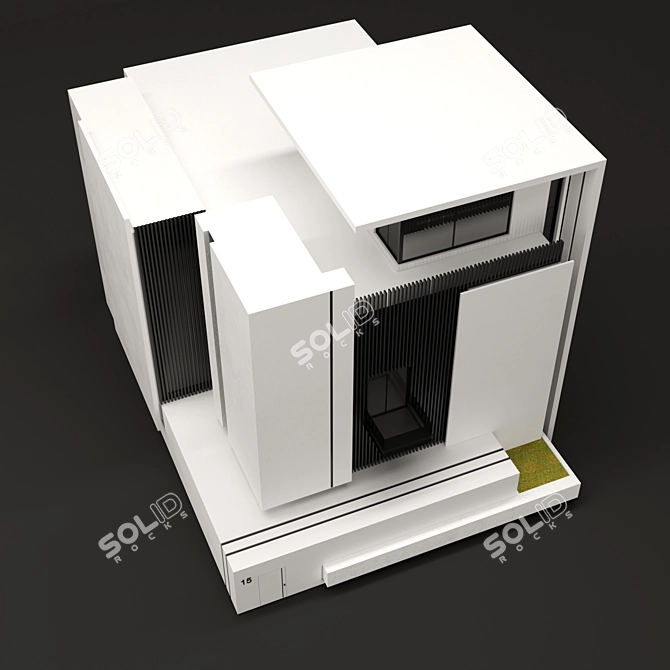 3DMax2015 Building Model 3D model image 2