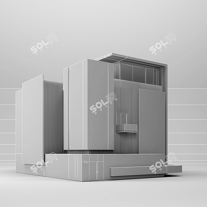 3DMax2015 Building Model 3D model image 4