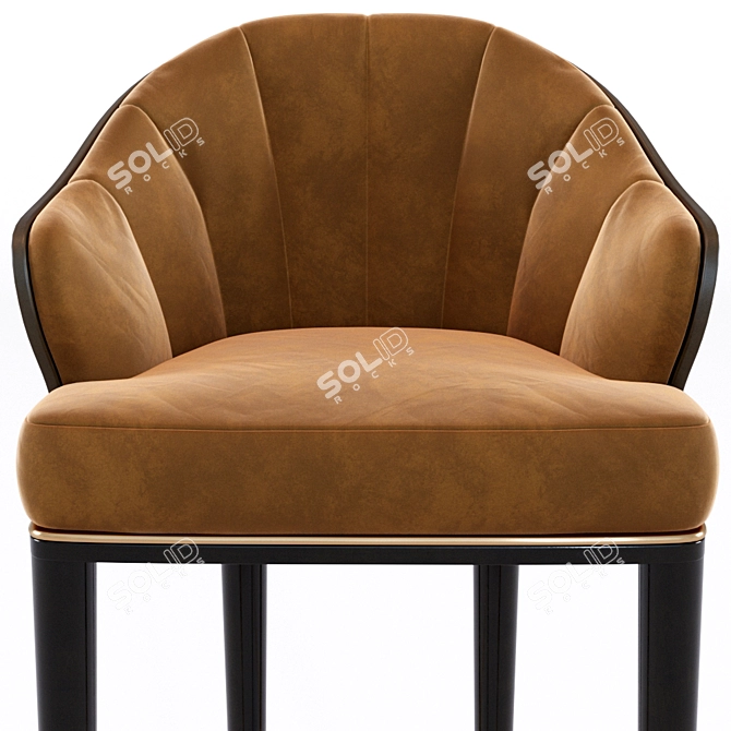 Sleek Ellis Bar Stool | Private Label 3D model image 3