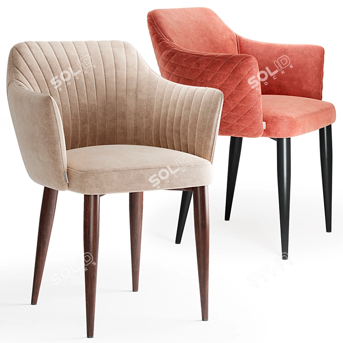 Deephouse Brooklyn Chair 3D model image 1