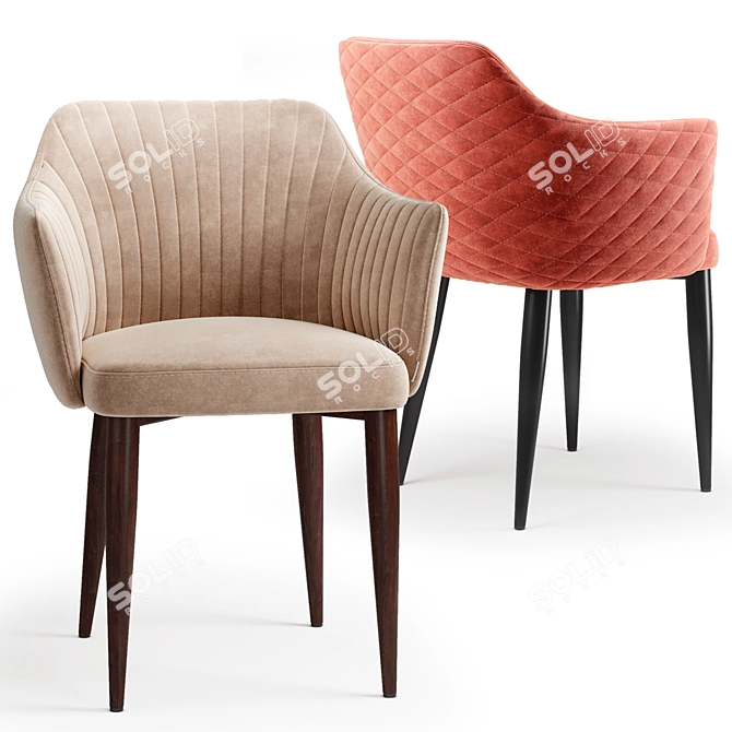Deephouse Brooklyn Chair 3D model image 3