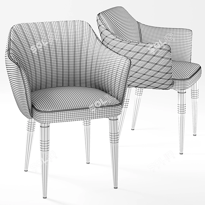 Deephouse Brooklyn Chair 3D model image 4