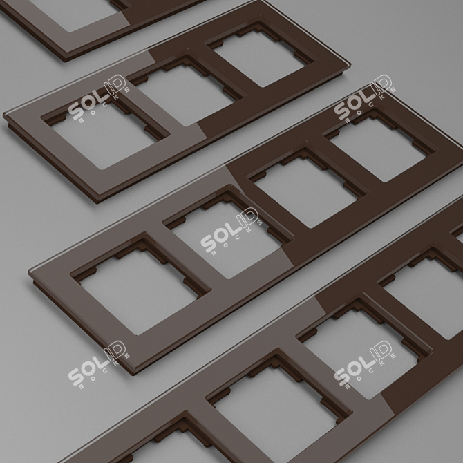 Werkel Favorit Glass Frames (Mocha) 3D model image 2