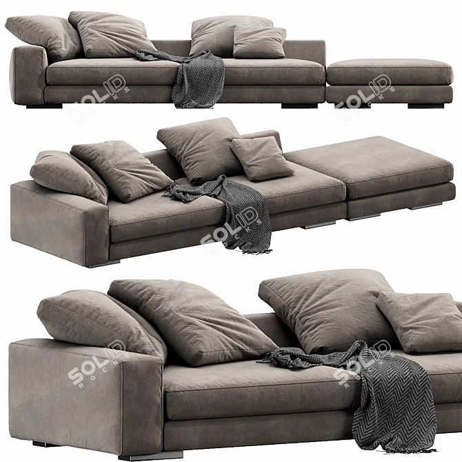 Verzelloni Holden: Stylish Lounge Chair 3D model image 1