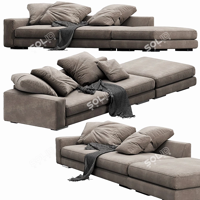 Verzelloni Holden: Stylish Lounge Chair 3D model image 4