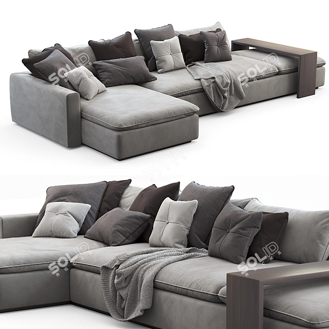 Indera Sofa Weeknd: Modern Comfort for Your Home 3D model image 4