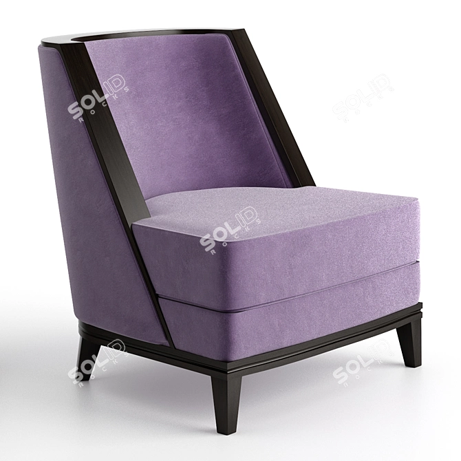 The Sofa & Chair Co. London - Sloane Armchair: Elegant and Compact Design 3D model image 2