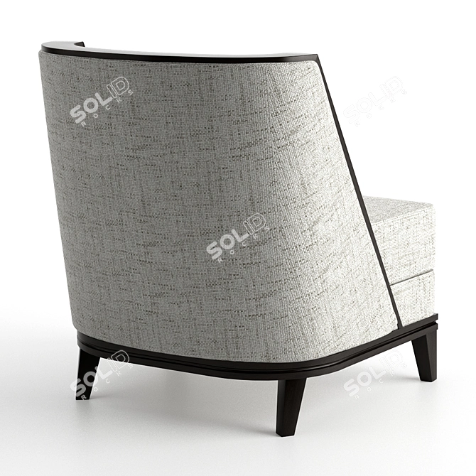 The Sofa & Chair Co. London - Sloane Armchair: Elegant and Compact Design 3D model image 4