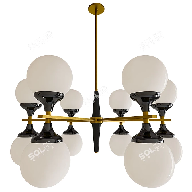 Modern Chandelier Collection 48 3D model image 3
