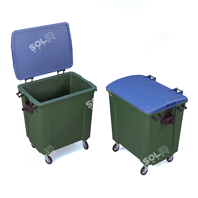 Versatile 2016 Container 3D model image 2