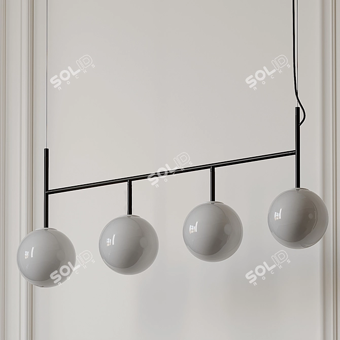 Elegant Enu Tr Bulb Suspension 3D model image 2