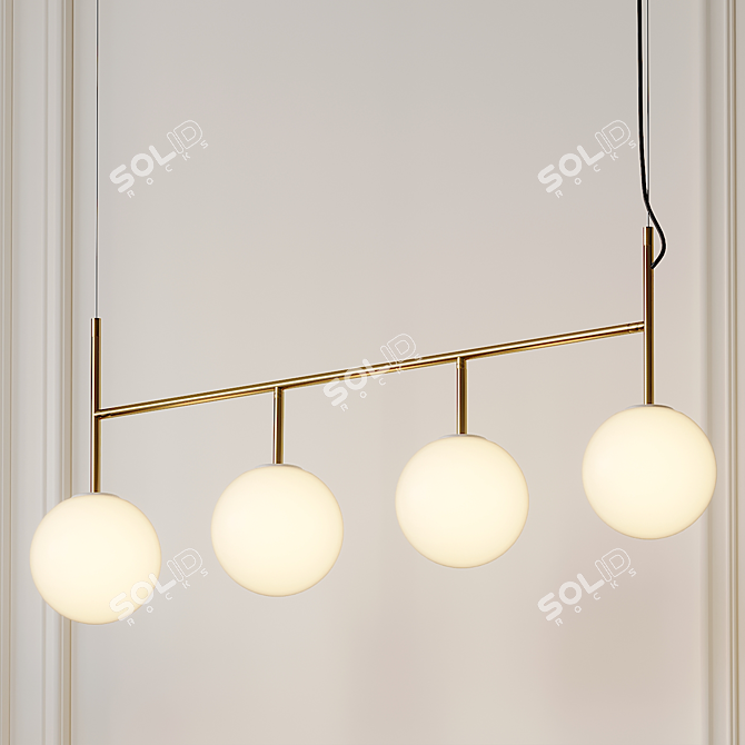 Elegant Enu Tr Bulb Suspension 3D model image 4