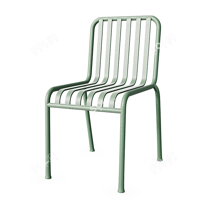HAY Palissade: Stylish and Sturdy Chair 3D model image 1