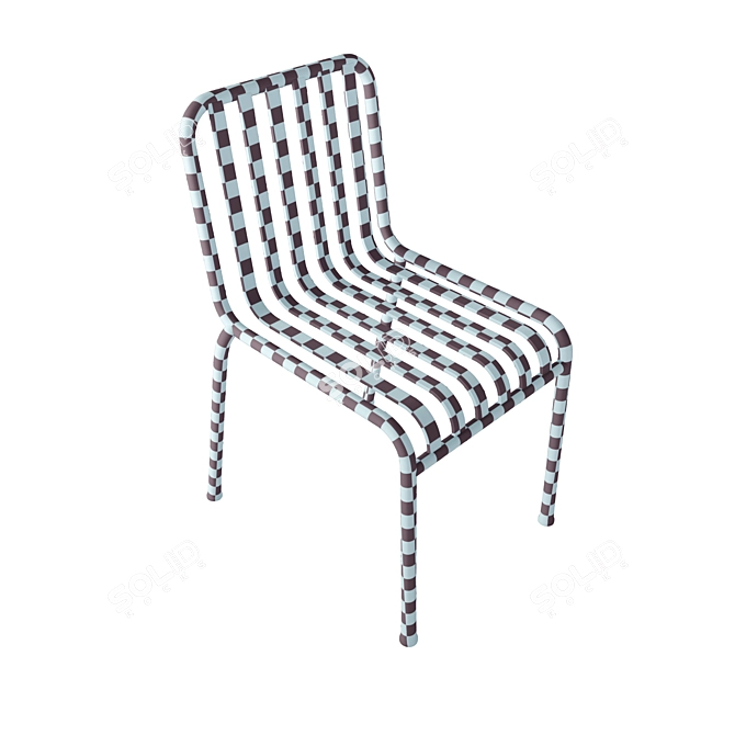 HAY Palissade: Stylish and Sturdy Chair 3D model image 3